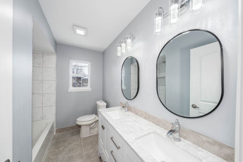 Modern Vanity and Lighting